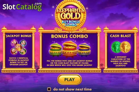 Скрин2. Elephant's Gold Buy Bonus Combo слот