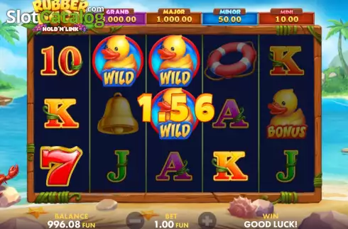 Скрин3. Rubber Duck Hold 'N' Link слот