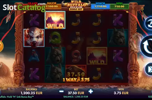 Скрин2. Wild Buffalo Hold 'N' Link Bonus Buy слот