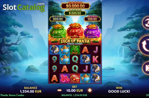 Скрин2. Luck of Panda Bonus Combo слот