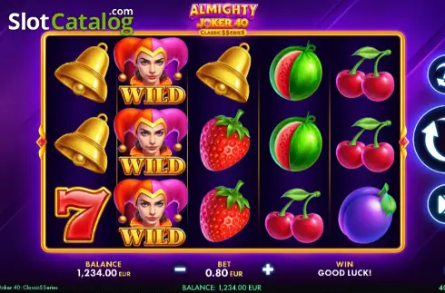 Скрин2. Almighty Joker 40 слот