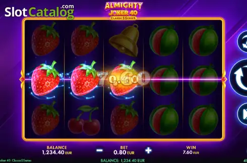 Скрин3. Almighty Joker 40 слот