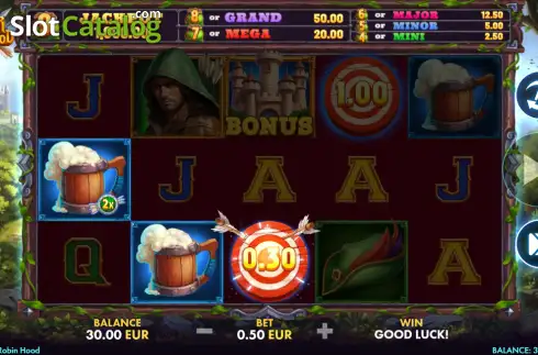 Скрин3. Power of Robin Hood слот