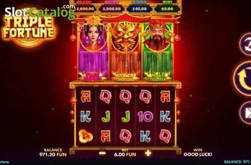 Скрин2. Triple Fortune слот