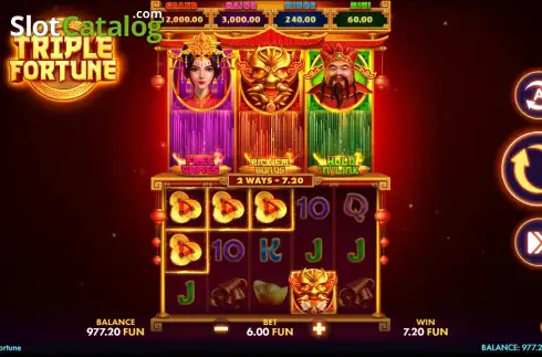 Скрин3. Triple Fortune слот