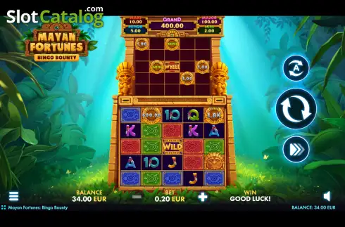 Скрин2. Mayan Fortunes: Bingo Bounty слот