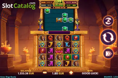 Скрин2. Egypt Fortunes: Bingo Bounty слот