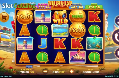 Скрин2. The Big Lap: Rapid Link слот