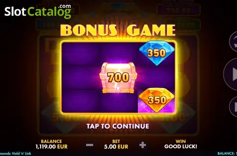 Скрин3. Amazing Diamonds: Hold ‘N’ Link слот