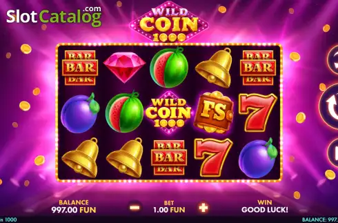 Скрин2. Wild Coin 1000 слот