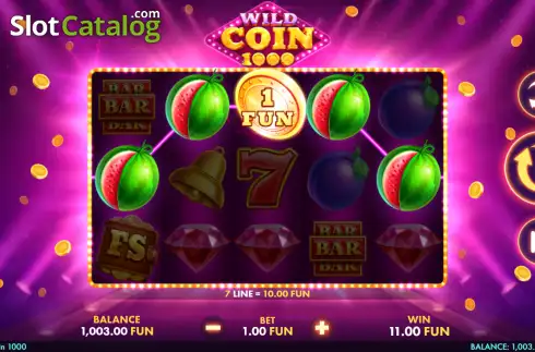 Скрин3. Wild Coin 1000 слот