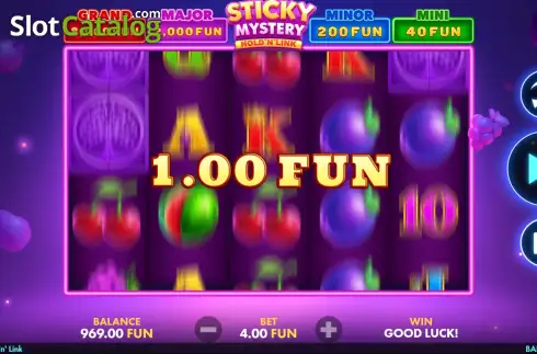 Скрин3. Sticky Mystery: Hold 'N' Link слот