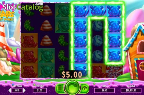 Скрин6. Candy Bears Sweet Wins слот
