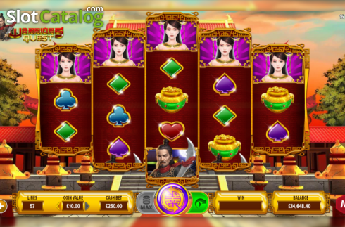 Скрин2. Warriors Quest слот