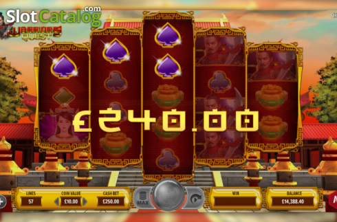 Скрин5. Warriors Quest слот