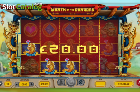 Скрин6. Wrath Of The Dragons слот