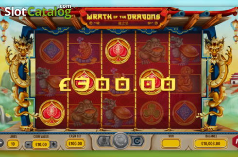 Скрин4. Wrath Of The Dragons слот