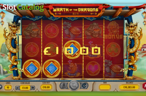 Скрин5. Wrath Of The Dragons слот