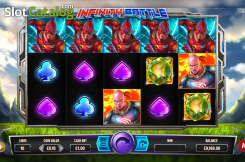 Скрин2. Infinity Battle слот