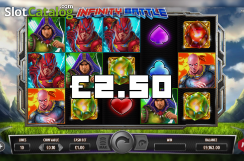 Скрин3. Infinity Battle слот