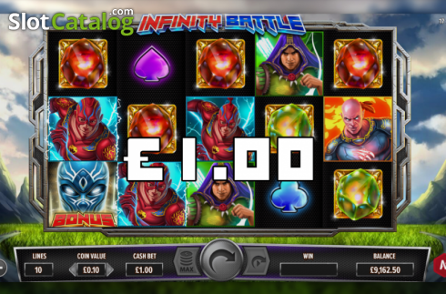 Скрин4. Infinity Battle слот