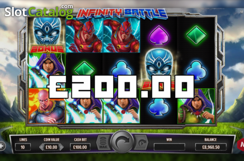 Скрин5. Infinity Battle слот