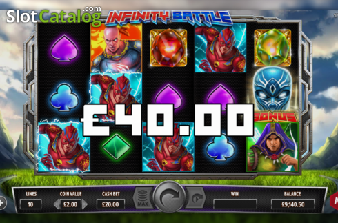 Скрин6. Infinity Battle слот