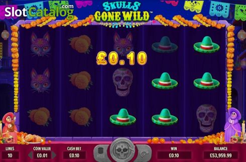 Скрин4. Skulls Gone Wild слот