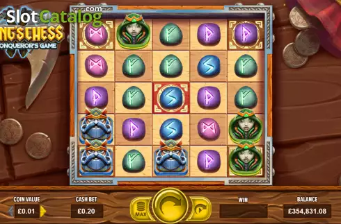 Скрин2. Vikings Chess The Conquerors Game слот