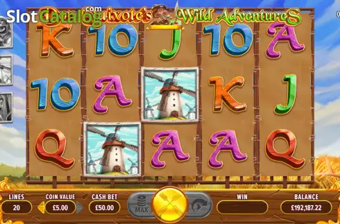 Скрин2. Don Quixote's Wild Adventures слот