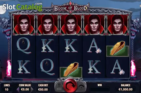 Скрин2. Book of Blood слот