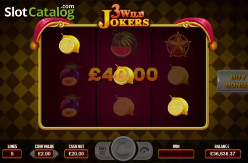 Скрин4. 3 Wild Jokers слот