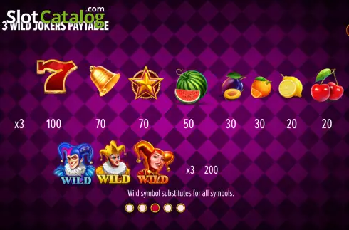 Скрин8. 3 Wild Jokers слот