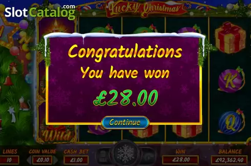 Скрин8. Lucky Christmas (NetGaming) слот