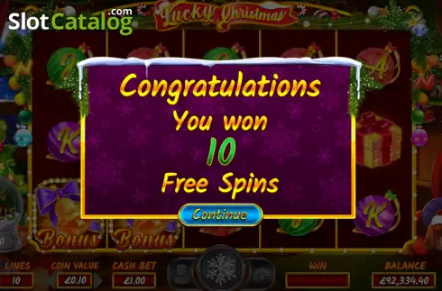 Скрин5. Lucky Christmas (NetGaming) слот