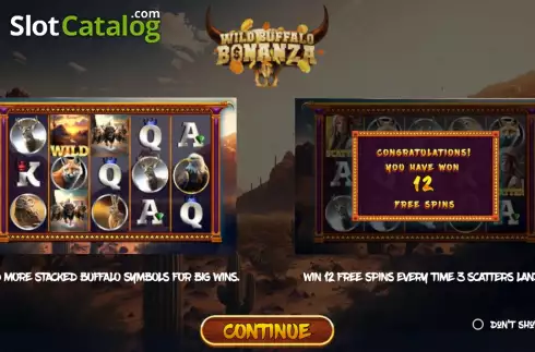 Скрин2. Wild Buffalo Bonanza слот