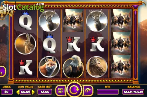 Скрин3. Wild Buffalo Bonanza слот