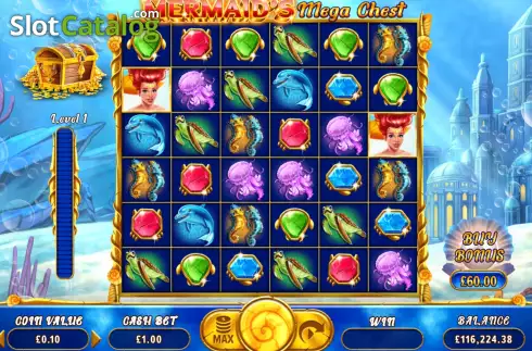 Скрин2. Mermaid's Mega Chest слот