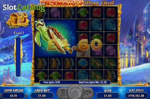 Скрин6. Mermaid's Mega Chest слот