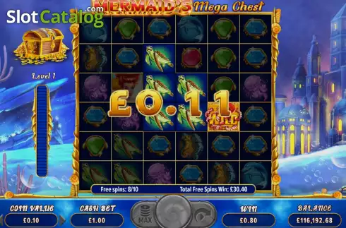Скрин7. Mermaid's Mega Chest слот