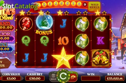 Скрин2. Santa's Wild Reels слот