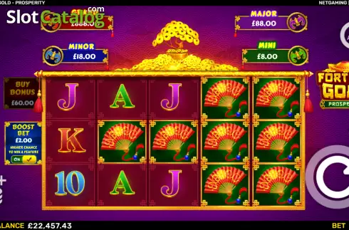 Скрин2. Fortune Gold - Prosperity слот