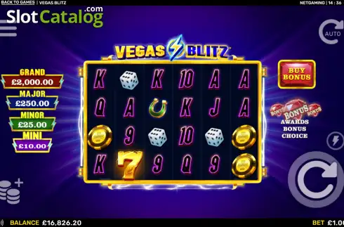 Скрин2. Vegas Blitz слот