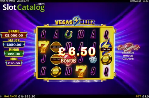 Скрин3. Vegas Blitz слот