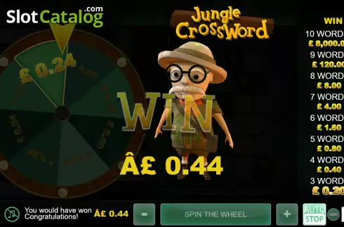 Скрин4. Jungle Crossword слот