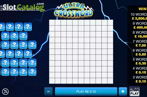 Скрин2. Ultra Crossword слот