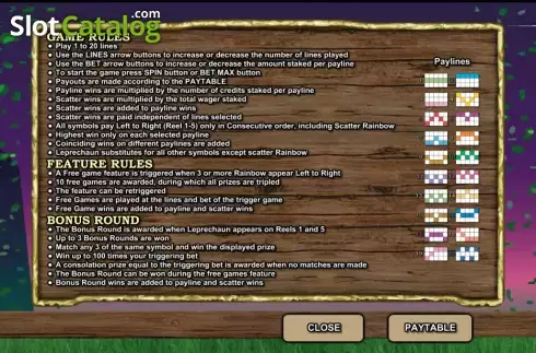 Скрин3. Emerald Isle (Flash) слот