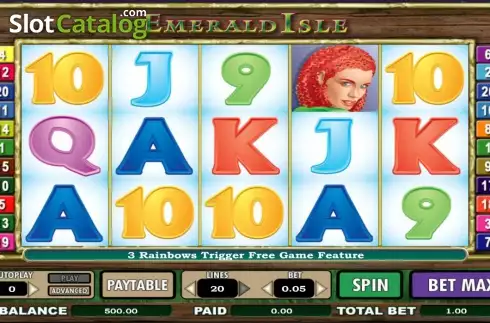 Скрин4. Emerald Isle (Flash) слот