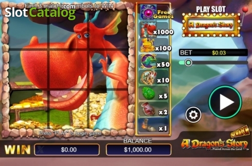 Скрин2. Scratch A Dragon's Story слот
