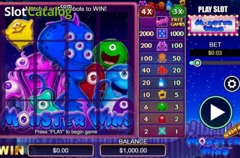 Скрин2. Scratch Monster Wins слот